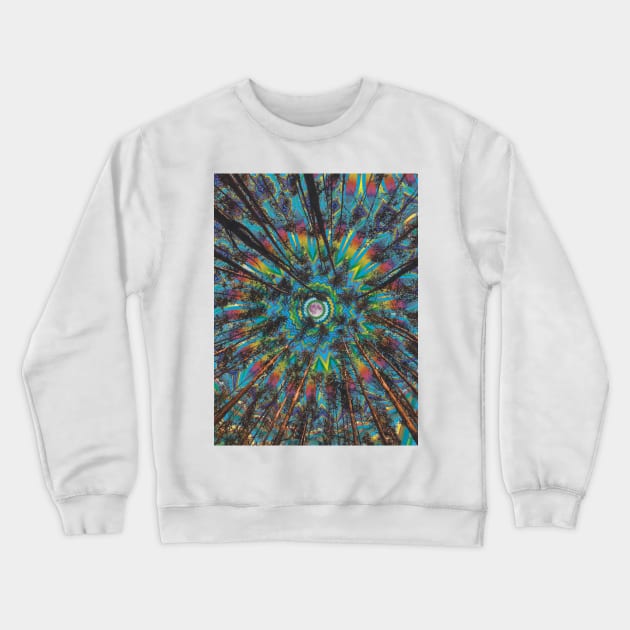 Mind Trees Crewneck Sweatshirt by Cajuca